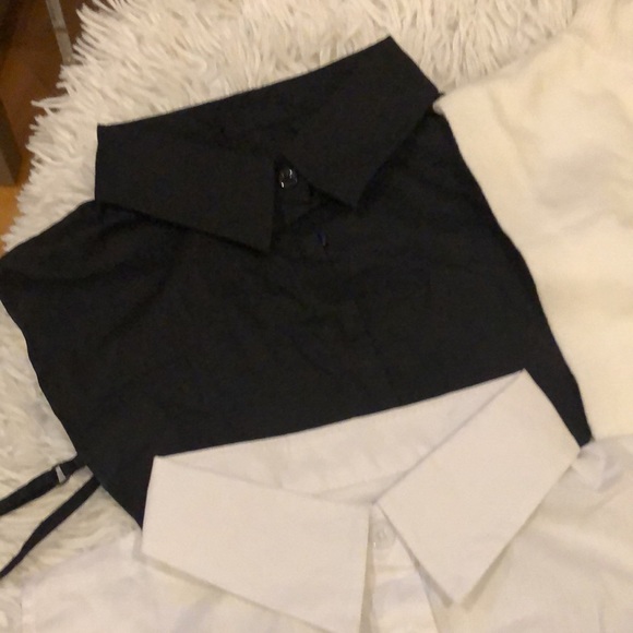 Mock collars with straps to stay in place under a sweater. - Picture 4 of 7